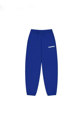 BLOCK CUFFED SWEATPANTS | BLUE